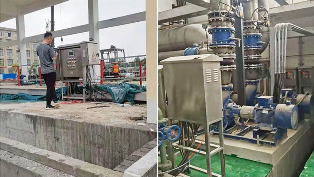 河南省某污水處理廠現(xiàn)場(chǎng)圖