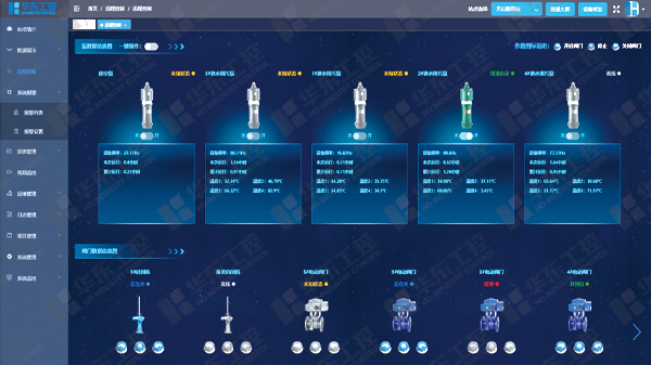 華東工控智慧雨水集控平臺圖