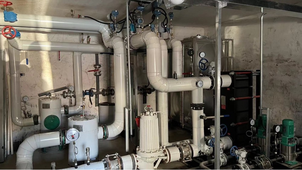 滎陽壇山熱力鴻祥洋房換熱站自控系統(tǒng)